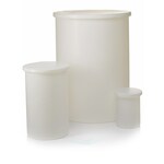 Nalgene&trade; Heavy-Duty Cylindrical LLDPE Tanks with Cover