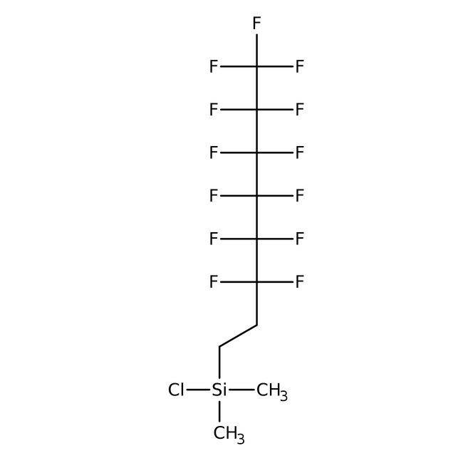 1H,1H,2H,2H-Perfluorooctyldimethylchlorosilane, 97%, Thermo Scientific Chemicals