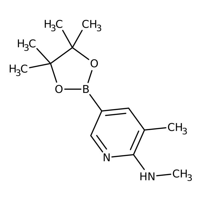 2-Methylamino-3-methylpyridine-5-boronic acid pinacol ester, 96%, Thermo Scientific Chemicals
