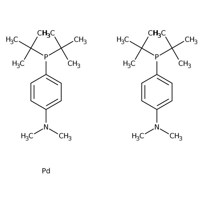 Bis[di-tert-butyl(4-dimethylaminophenyl)phosphine]palladium(0), Pd 16.7%, Thermo Scientific Chemicals