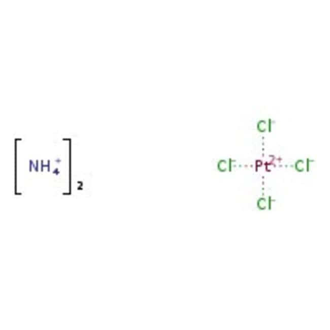 Ammonium tetrachloroplatinate(II), 99.9% (metals basis), Pt 51% min, Thermo Scientific Chemicals