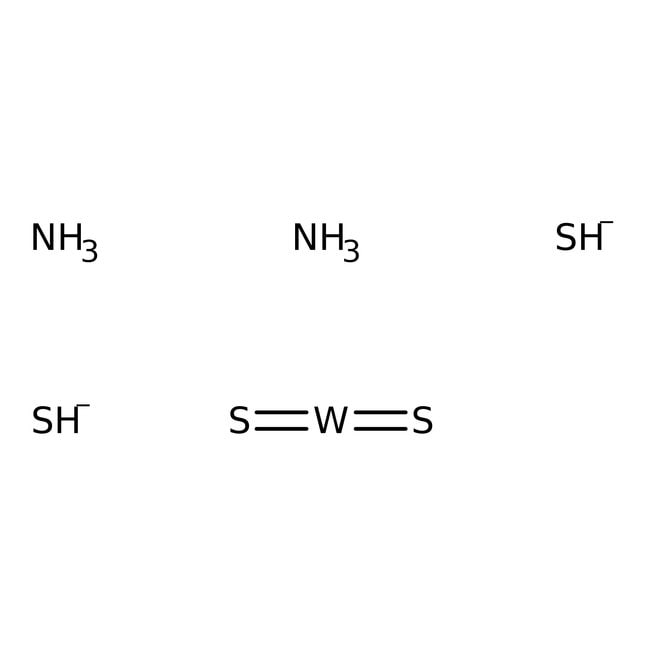 Tétrathiotungstate d’ammonium, morceaux/poudre jaunes, Thermo Scientific Chemicals