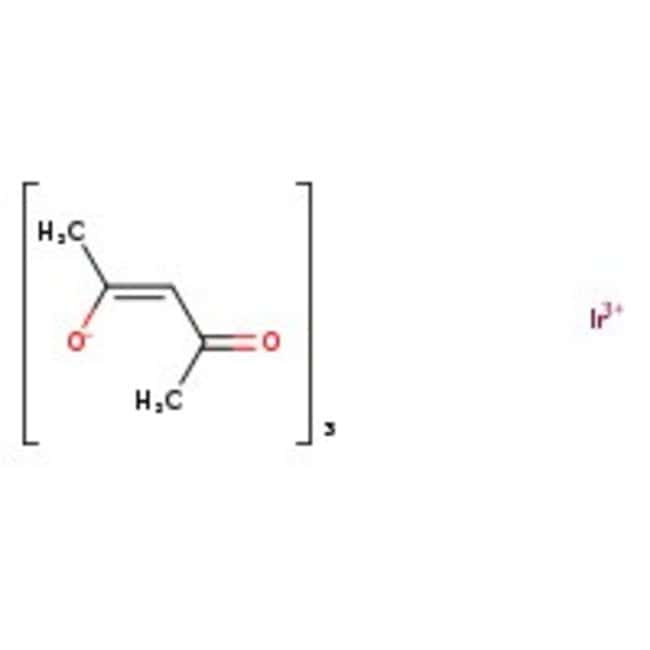 Iridium(III) 2,4-pentanedionate, Ir 37.5% min, Thermo Scientific Chemicals