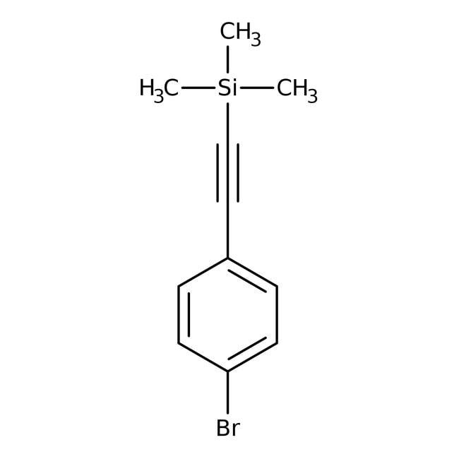 (4-Bromophenylethynyl)trimethylsilane, 98%, Thermo Scientific Chemicals