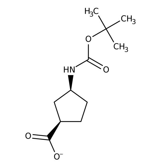 (1S,3R)-N-BOC-1-Aminocyclopentane-3-carboxylic acid, 95%, 98% ee, Thermo Scientific Chemicals