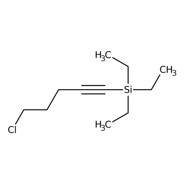 1-Chloro-5-triethylsilyl-4-pentyne, 97%, Thermo Scientific Chemicals