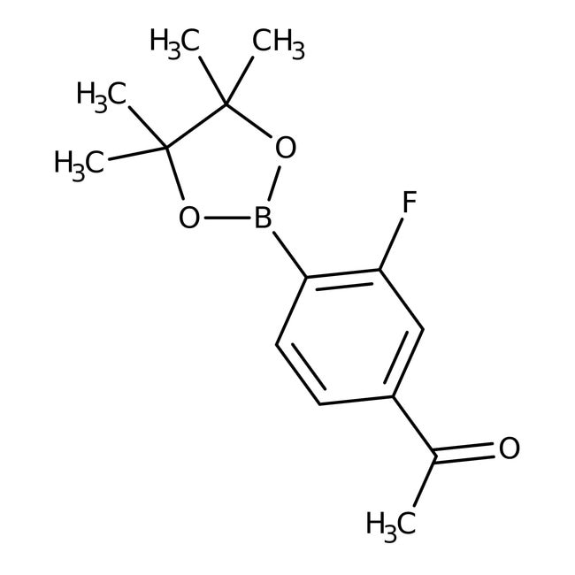 4-Acetyl-2-fluorobenzeneboronic acid pinacol ester, 96%, Thermo Scientific Chemicals