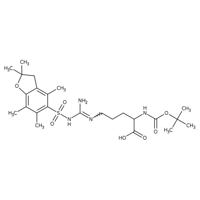 Nalfa-Boc-Nomega-(2,2,4,6,7-pentametil-2,3-dihidrobenzo[b]furan-5-sulfonil)-L-arginina, 96 %, Thermo Scientific Chemicals