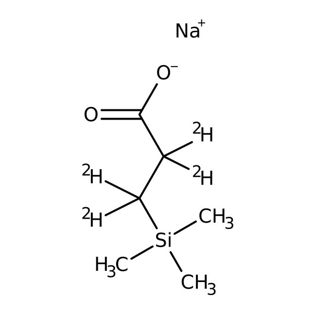 Sal sódica de ácido 2,2,3,3-d(4)-3-(trimetilsilil)propiónico, átomo D del + 98 %, Thermo Scientific Chemicals