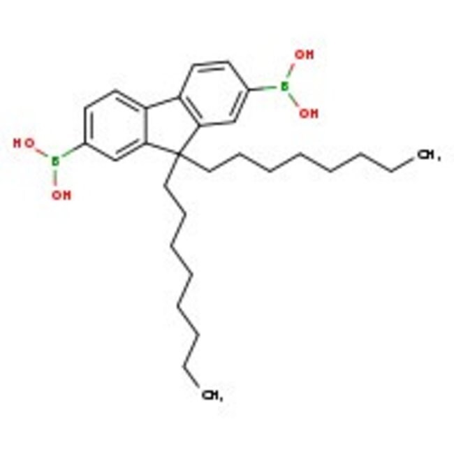 9,9-Dioctylfluorene-2,7-diboronic acid, 98%, Thermo Scientific Chemicals