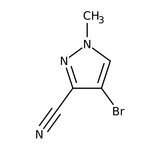 4-Bromo-1-methyl-1H-pyrazole-3-carbonitrile, 97%, Thermo Scientific Chemicals