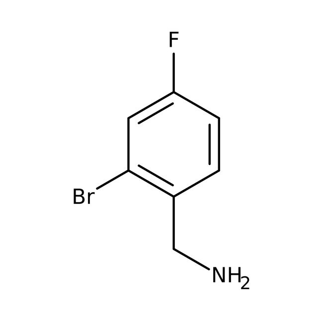 2-Bromo-4-fluorobenzylamine hydrochloride, 96%, Thermo Scientific Chemicals