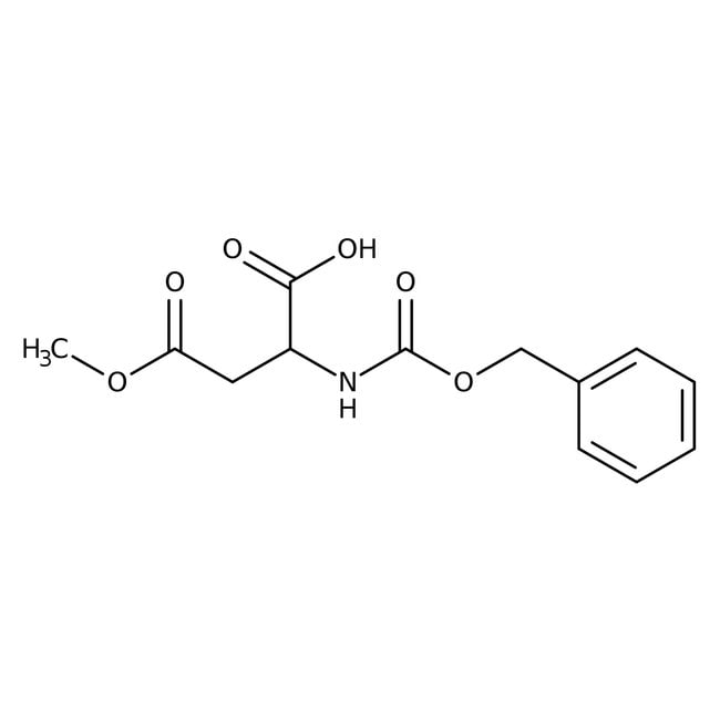 N-Benzyloxycarbonyl-L-aspartic acid 4-methyl ester, 98%, Thermo Scientific Chemicals