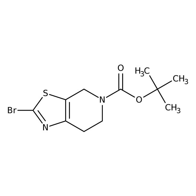 terc-Butilo 2-bromo-6,7-dihidro[1,3]tiazolo[5,4-c]piridina-5(4H)-carboxilato, 97 %, Thermo Scientific Chemicals