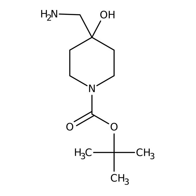 4-Aminomethyl-1-Boc-4-hydroxypiperidine, 97%, Thermo Scientific Chemicals