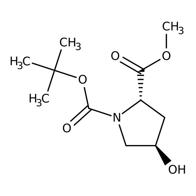 Éster metílico de n-Boc-trans-4-hidroxi-L-prolina, 97 %, Thermo Scientific Chemicals