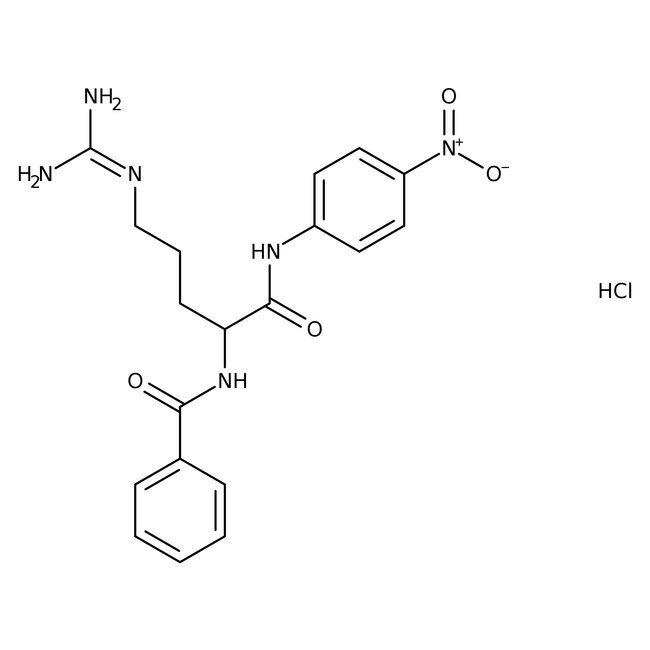 Clorhidrato de N-&alpha;-benzoil-DL-arginina-4-nitroanilida, 98 %