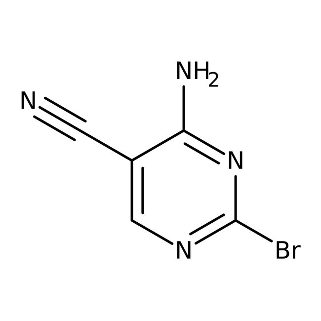 4-Amino-2-bromopirimidina-5-carbonitrilo, 97 %, Thermo Scientific Chemicals