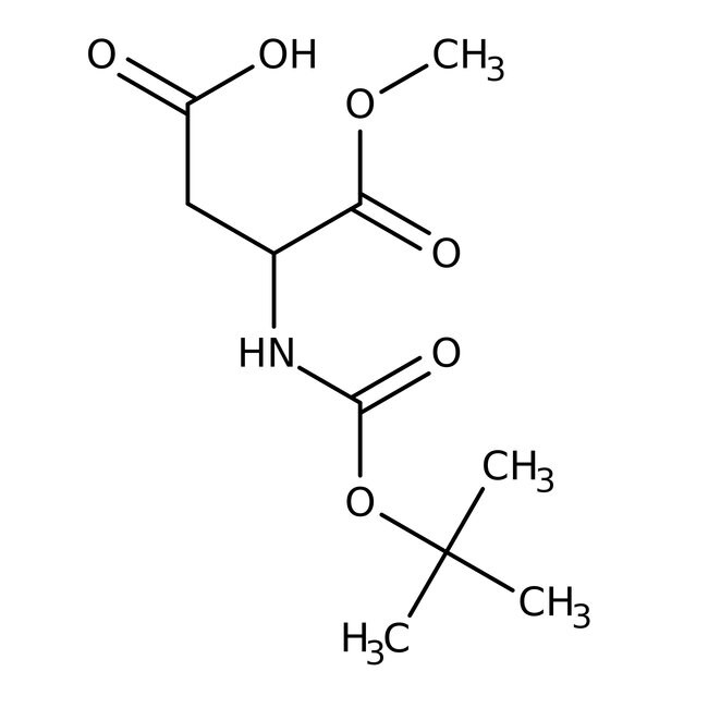 N-Boc-L-aspartic acid 1-methyl ester, 98%, Thermo Scientific Chemicals