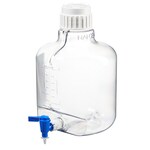 Nalgene&trade; Round Polycarbonate Clearboy&trade; Carboy with Spigot