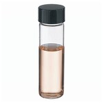Wheaton&trade; Clear Glass Sample Vials in Lab File with Caps Attached