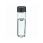 Wheaton&trade; Clear Glass Sample Vials in Lab File with Caps Attached