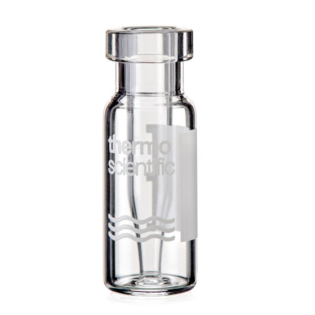Micro-flacons à bouchon serti en verre SureSTART&trade; de 0,3 ml pour les applications hautes performances de niveau 3 sur des échantillons de &lt; 2 ml
