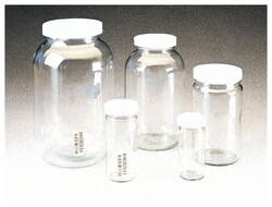 Precleaned and Certified Clear Tall Straight Sided Wide Mouth Jars