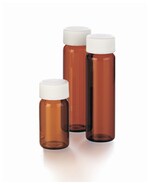 I-Chem&trade; Amber VOA Glass Vials with Closed-Top Cap