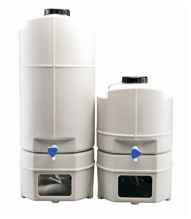 Depósito de agua de suministro para sistemas de purificación de agua, depósito de polietileno, opaco a la luz, 30 l