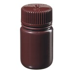 Nalgene&trade; Wide-Mouth Lab Quality Amber HDPE Bottles