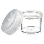 Nalgene&trade; Wide-Mouth Straight-Sided PMP Jar with White Polypropylene Screw Closure