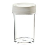 Nalgene&trade; Wide-Mouth Straight-Sided PMP Jar with White Polypropylene Screw Closure