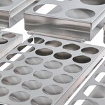 Beaker Racks for Solaris&trade; Open Air Shakers &amp; Temperature Controlled Shakers, and MaxQ&trade; 6000 Shakers