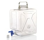 Nalgene&trade; Rectangular Polycarbonate Clearboy&trade; Carboy with Spigot