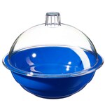 Desecadores de polipropileno esterilizables en autoclave Nalgene&trade;: Cuerpo azul con tapa de policarbonato transparente