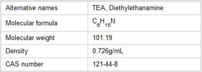 Thermo Scientific Pierce Triethylamine (TEA), Sequencing Grade  100g:Chromatography