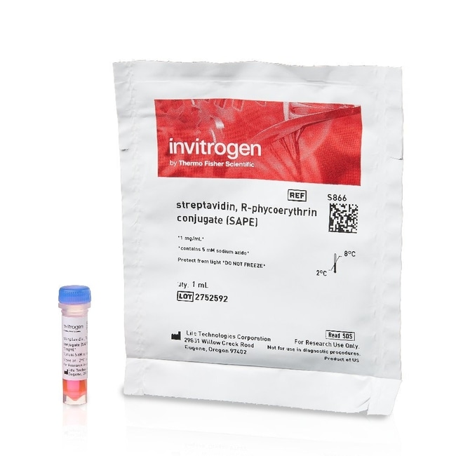 Estreptavidina, conjugado de R-ficoeritrina (SAPE), 1 mg/ml