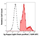 Human Kappa Light Chain Secondary Antibody in Flow Cytometry (Flow)