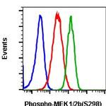 Phospho-MEK1 (Ser298) Antibody in Flow Cytometry (Flow)