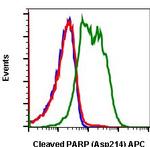 PARP1 (cleaved Asp214) Antibody in Flow Cytometry (Flow)