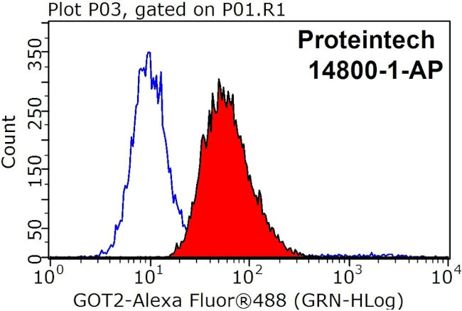 GOT2 Antibody in Flow Cytometry (Flow)