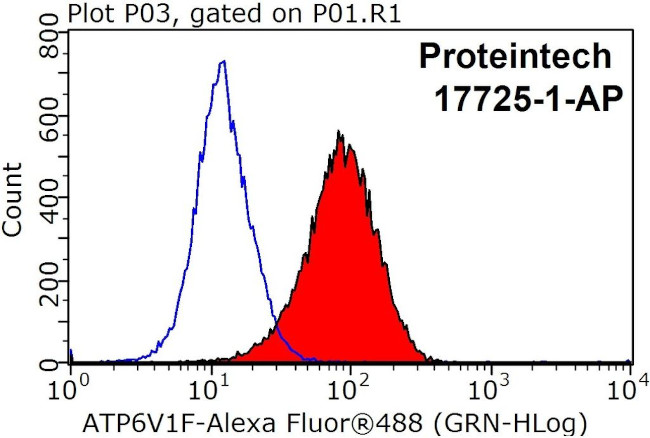 ATP6V1F Antibody in Flow Cytometry (Flow)