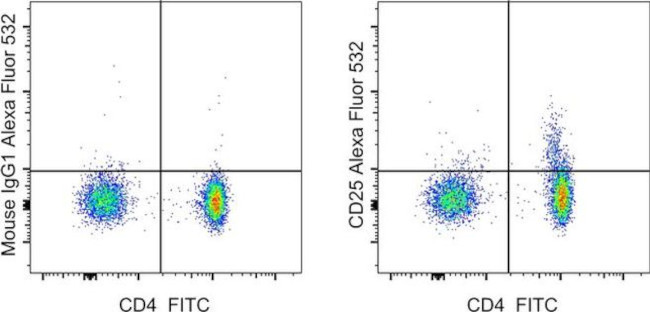 CD25 Monoclonal Antibody (BC96), Alexa Fluor™ 532 (58-0259-42)