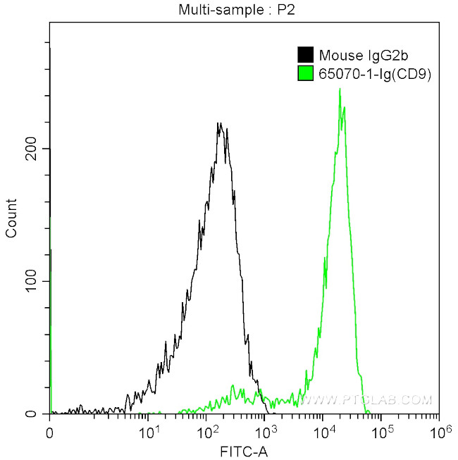 CD9 Antibody in Flow Cytometry (Flow)