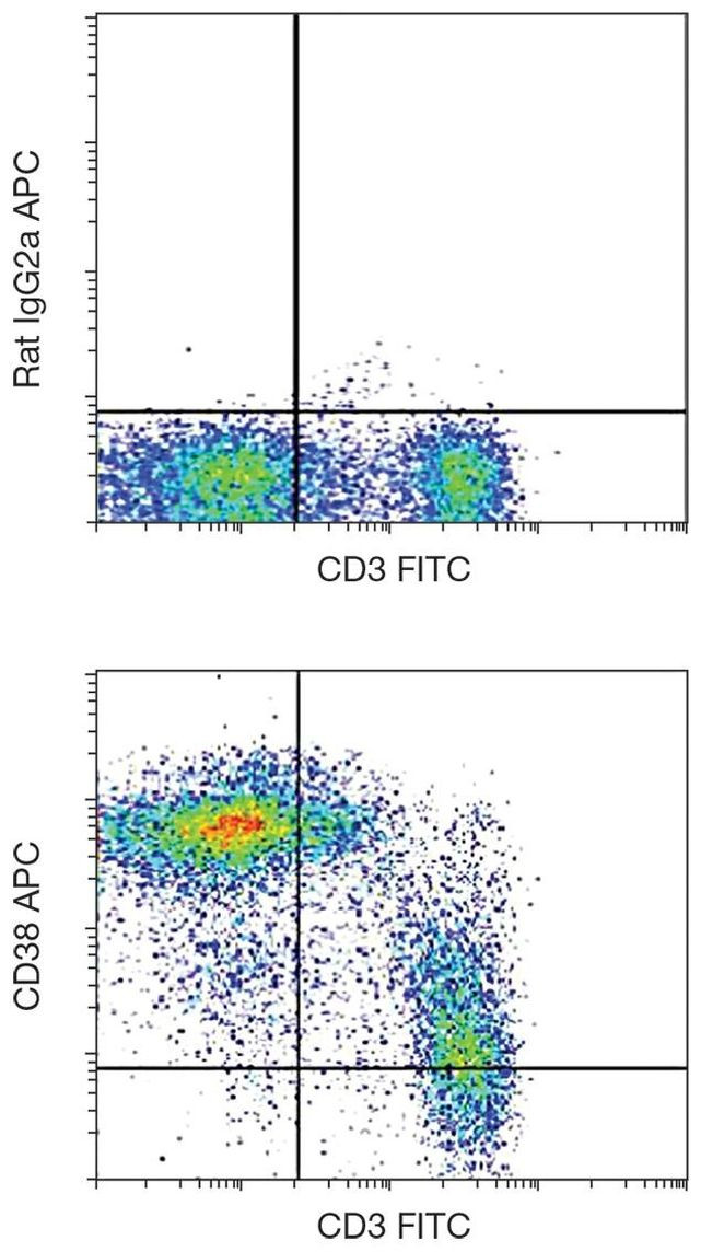 CD38 Antibody in Flow Cytometry (Flow)