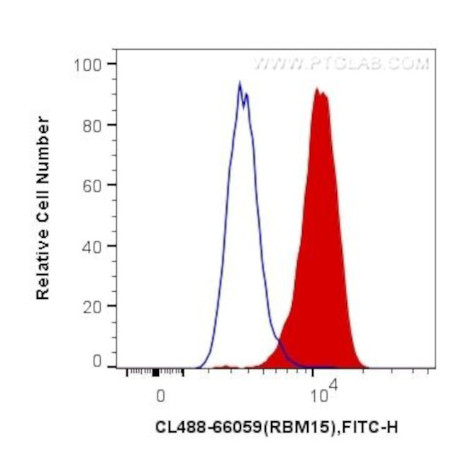 RBM15 Antibody in Flow Cytometry (Flow)