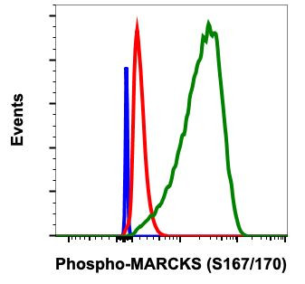 Phospho-MARCKS (Ser167, Ser170) Antibody in Flow Cytometry (Flow)