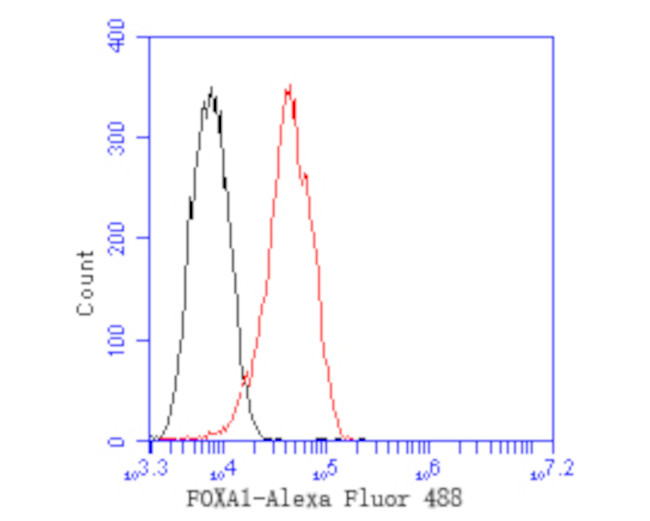 FOXA1 Antibody in Flow Cytometry (Flow)