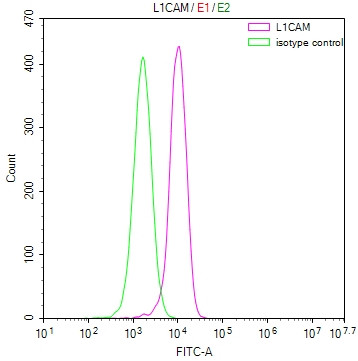 CD171 Antibody in Flow Cytometry (Flow)